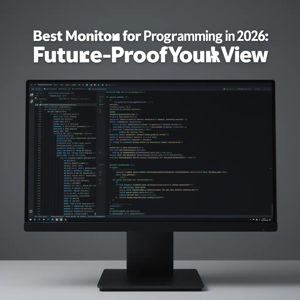 Mejor Monitor para Programar en 2026: Prepara tu Vista de Código para el Futuro